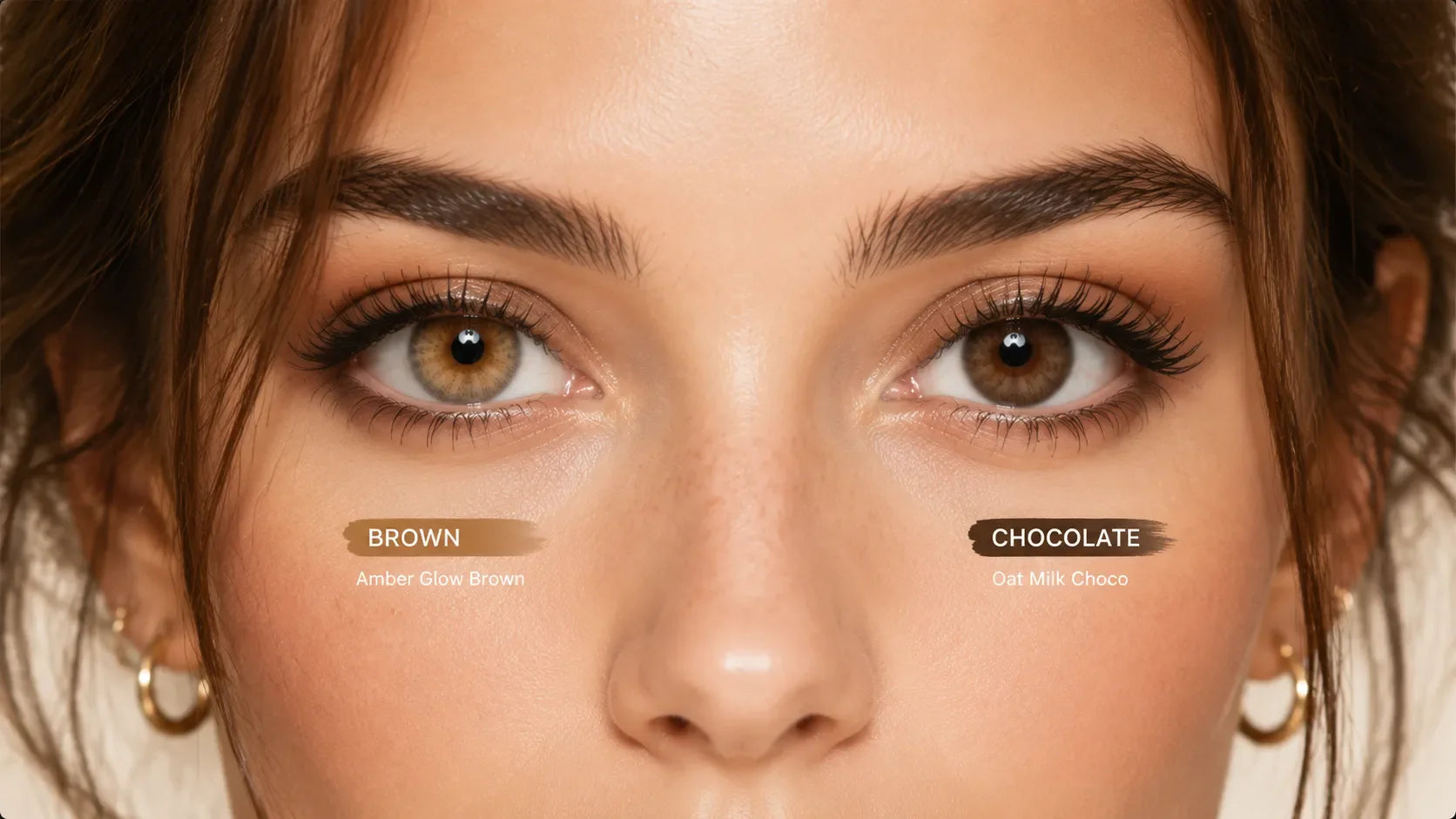 Brown vs Chocolate Colored Contacts: Which Shade Makes Dark Eyes Look Softer?