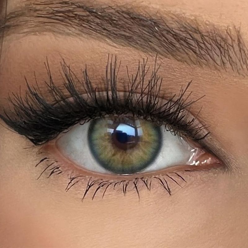 Misty Forest Green Colored Contacts