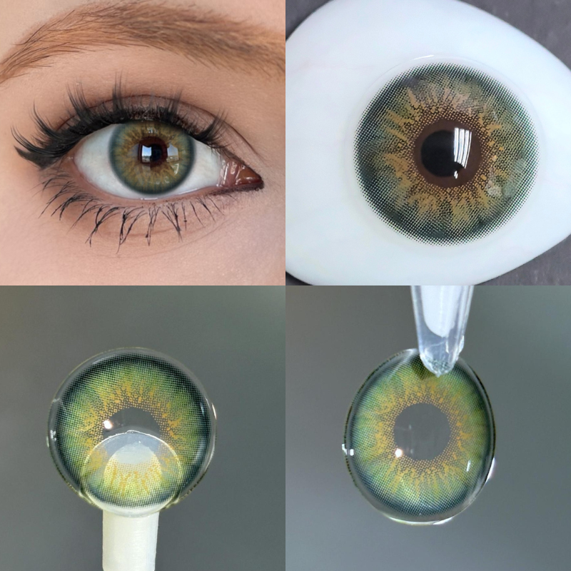 Misty Forest Green Colored Contacts