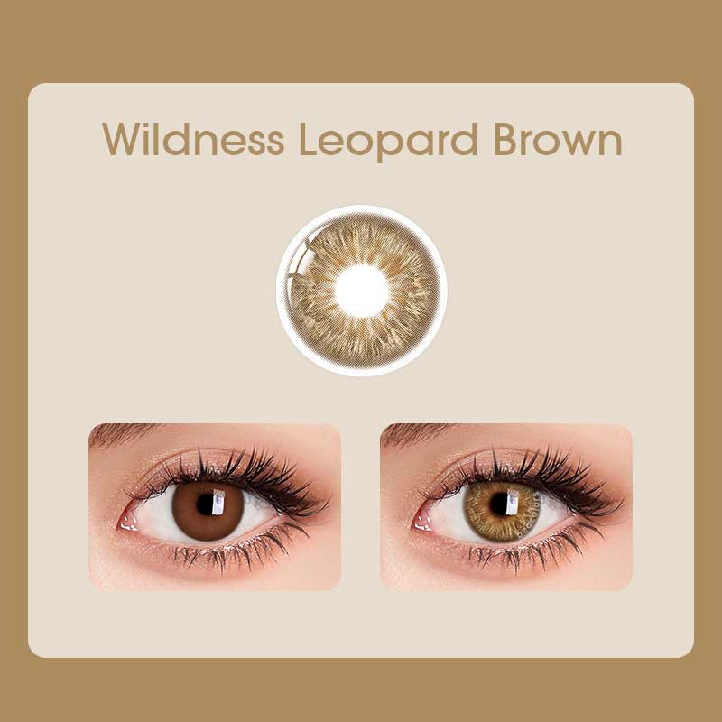 Leopard Brown Colored Contacts