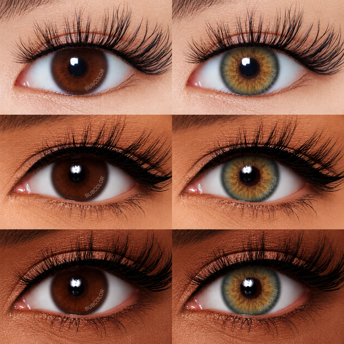 Misty Forest Green Colored Contacts