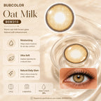 Oat Milk Choco product specification image showing colored lens details