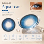 Detailed colored contact lens pattern showing smooth gradient shades and natural eye enhancement